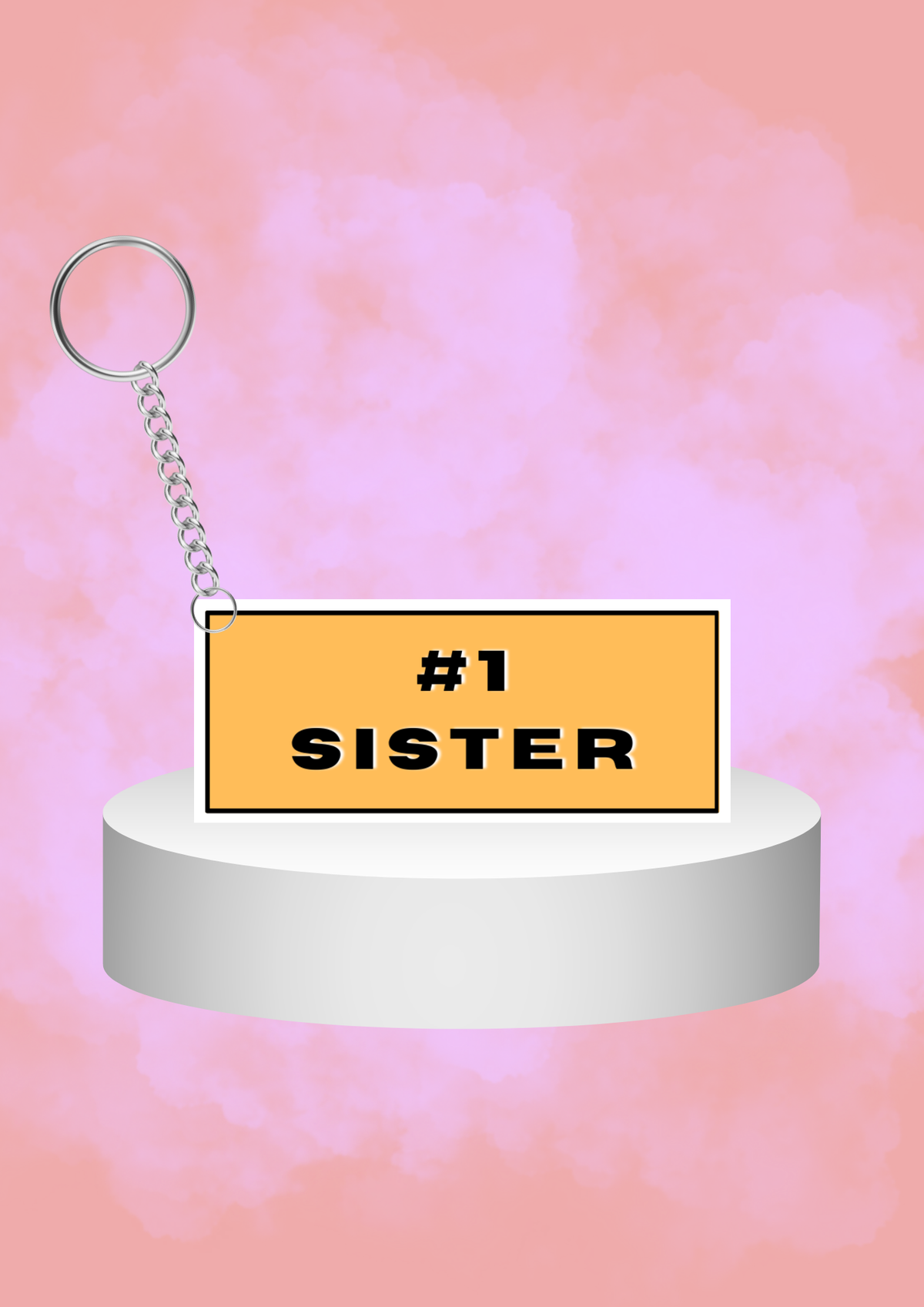 #1 Sister Keyring