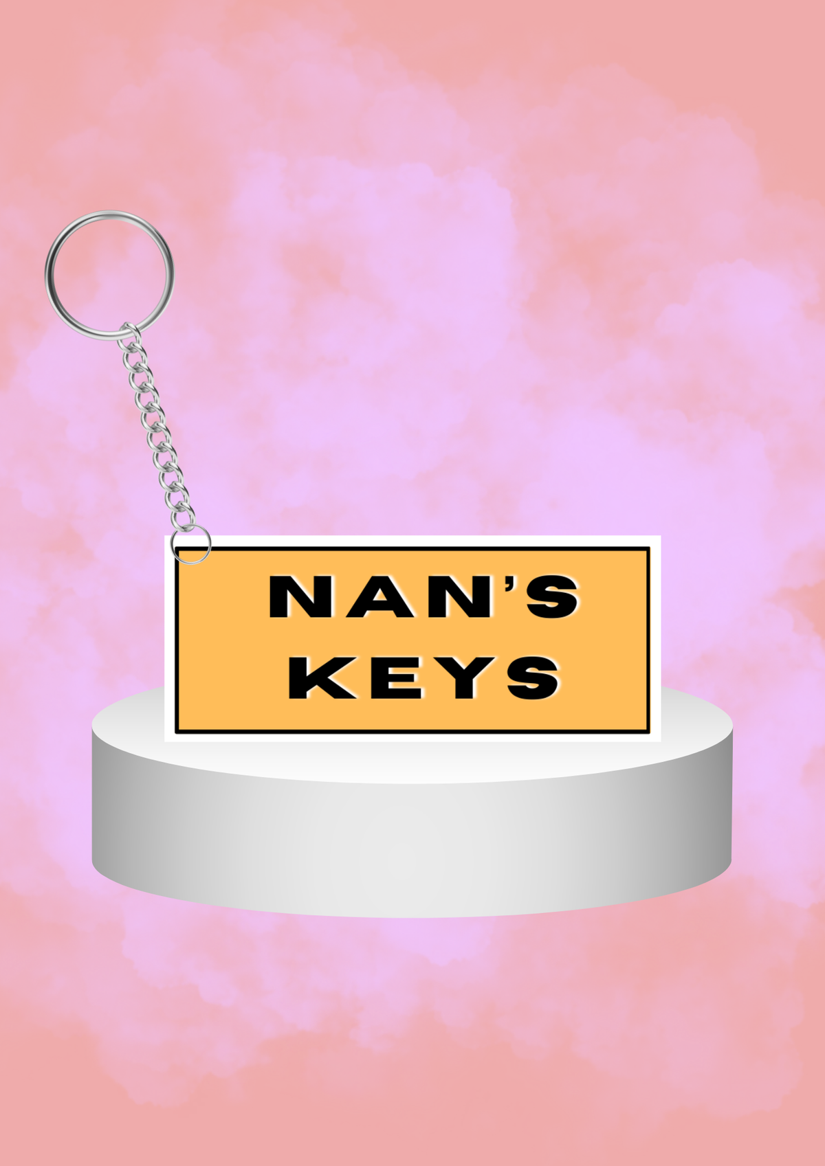 Nan's Keys Keyring