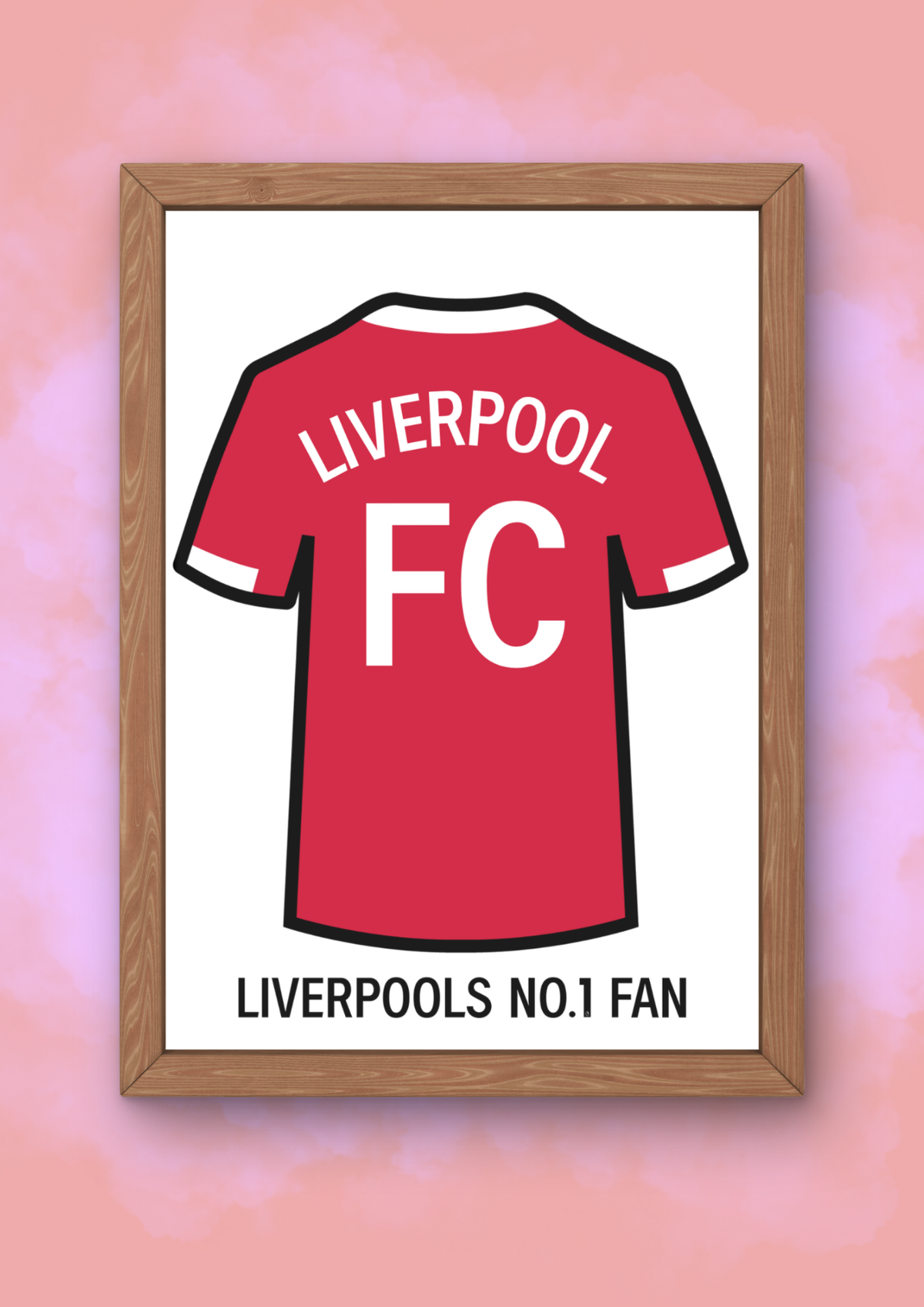 Liverpool Shirt A5 Print