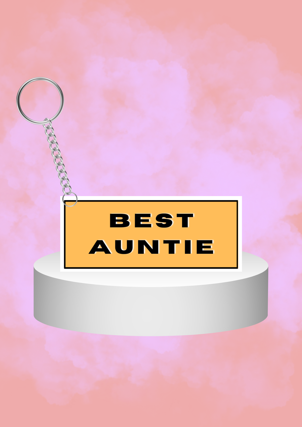 Best Auntie Keyring