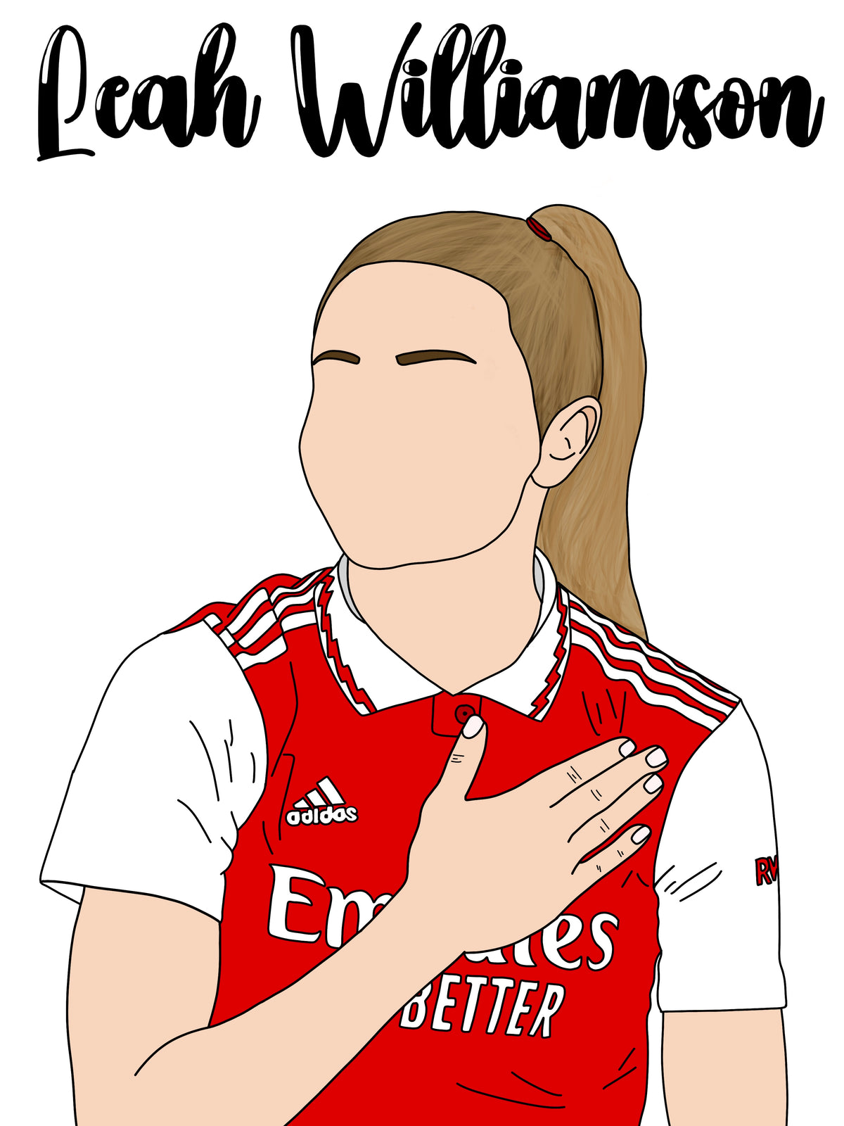 ‘Leah Williamson’ Print