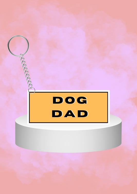Dog Dad Keyring