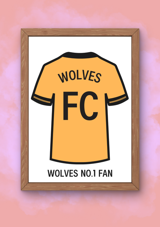 Wolves Shirt A5 Print