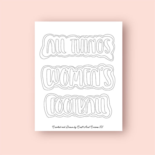 ‘All Things Women’s Football’ Colouring Book