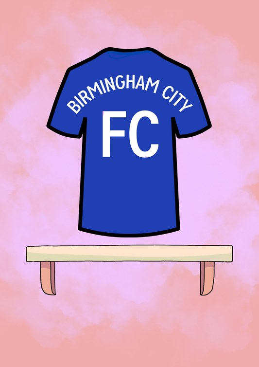 Birmingham City Shirt Sticker