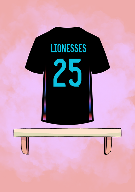 Lionesses Away Shirt Sticker