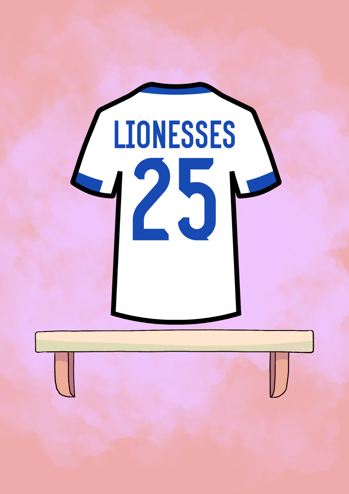 Lionesses Home Shirt Sticker