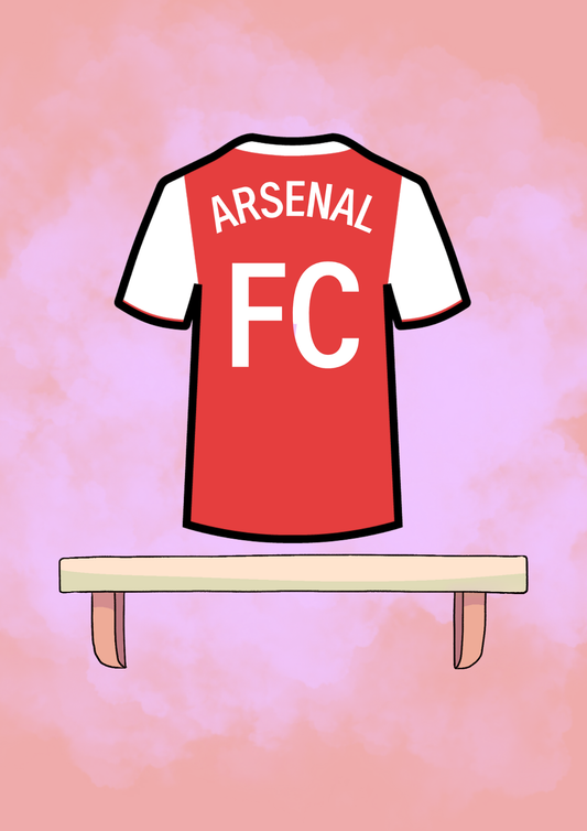 Arsenal Shirt Sticker