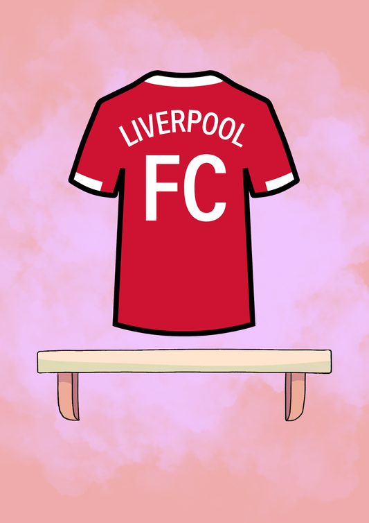 Liverpool Shirt Sticker