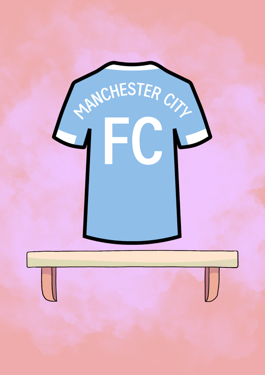 Man City Shirt Sticker