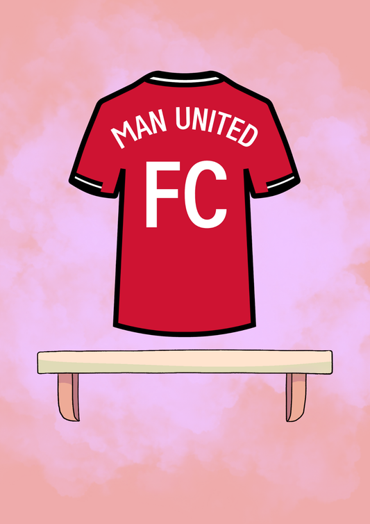 Man United Shirt Sticker