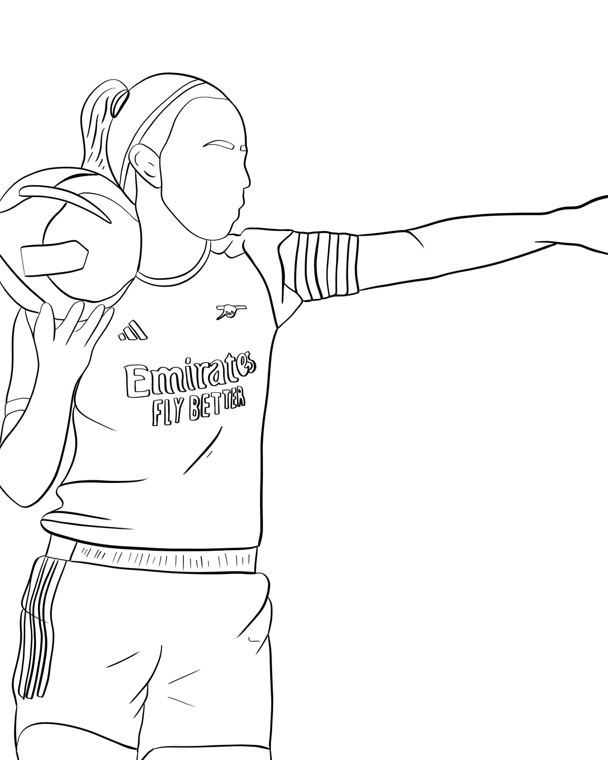 Katie Mccabe Colouring Pages