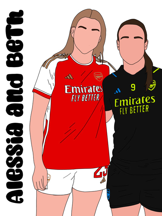 ‘Alessia & Beth’ Print